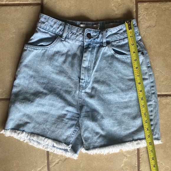 Afends Shelby hemp denim long inseam cutoff shorts - Picture 6 of 10